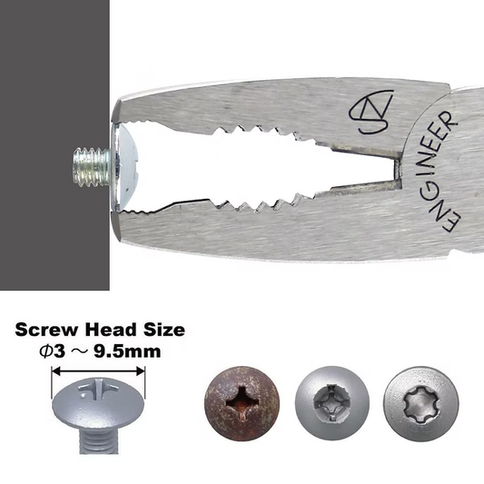 ENGINEER PZ-58 screw removal pliers (Neji-saurus)