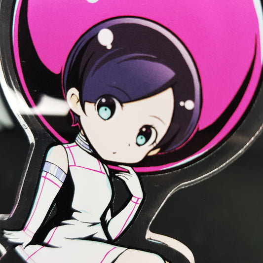 Murakumo Arts "Little L" acrylic keychain + stand (V2)
