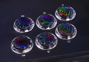 Seimitsu PS-14-DN-K-HORO push button (holographic)