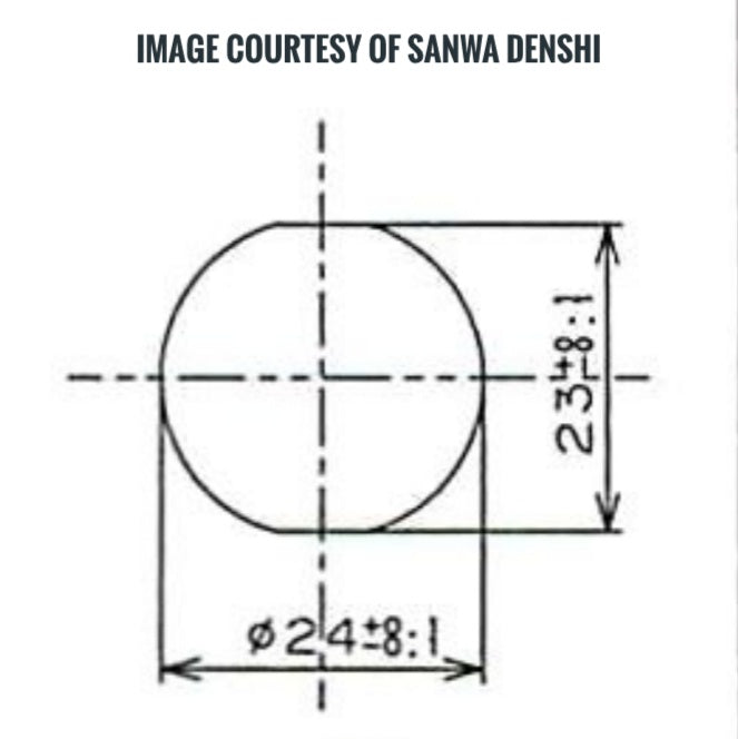 Sanwa Denshi OBSC-24 Push button