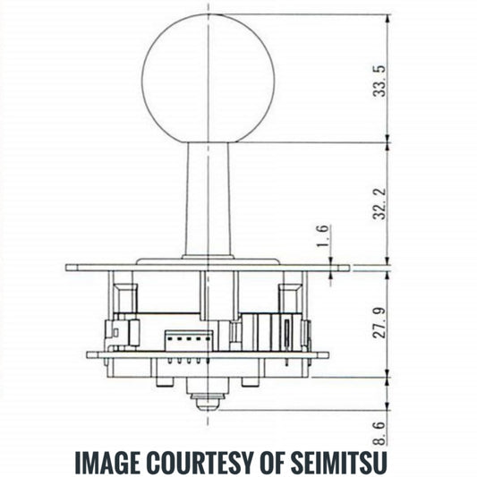 Seimitsu LS-56-01 Joystick (Omron switch version)