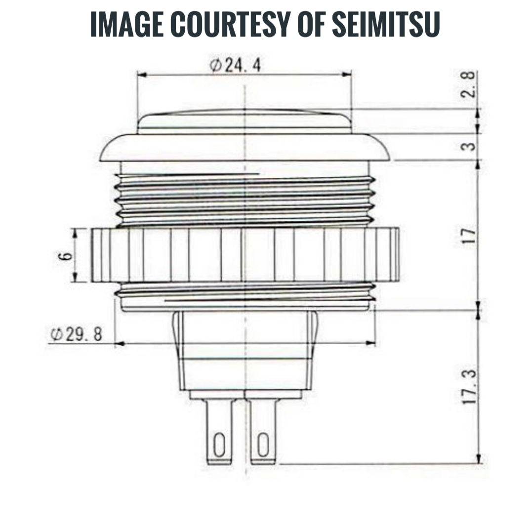 Seimitsu PS-14-GN Push button