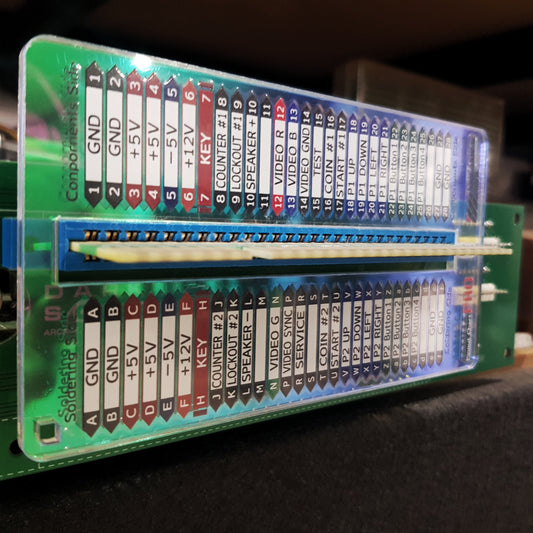 Murakumo Arts JAMMA Harness wiring table/keychain (English) [PRO Aurora Pink]