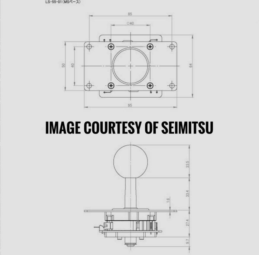 Seimitsu LS-55-01 Joystick (Omron switch version)