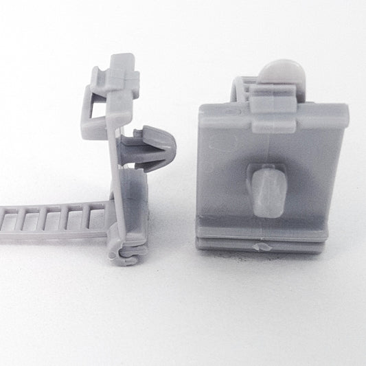 Sanwa UL-18MS arrowhead arcade ("Candy Cab") power cable clamps