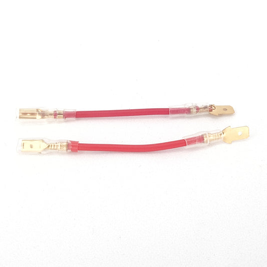 Female .110 (2.8mm) to Male .187 (4.8mm) conversion wire