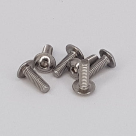 M4 x 12mm TE [flange head] replacement Screws (set of 6)