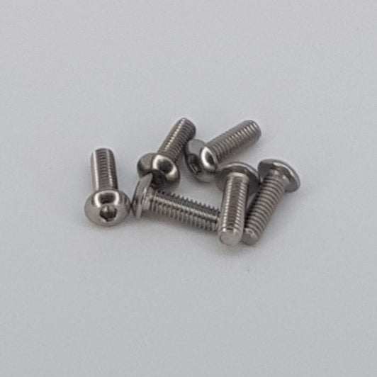 M4 x 12mm TE [button head] replacement Screws (set of 6)
