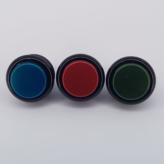 Seimitsu PS-14-PSN pearl push button (smoke rim)