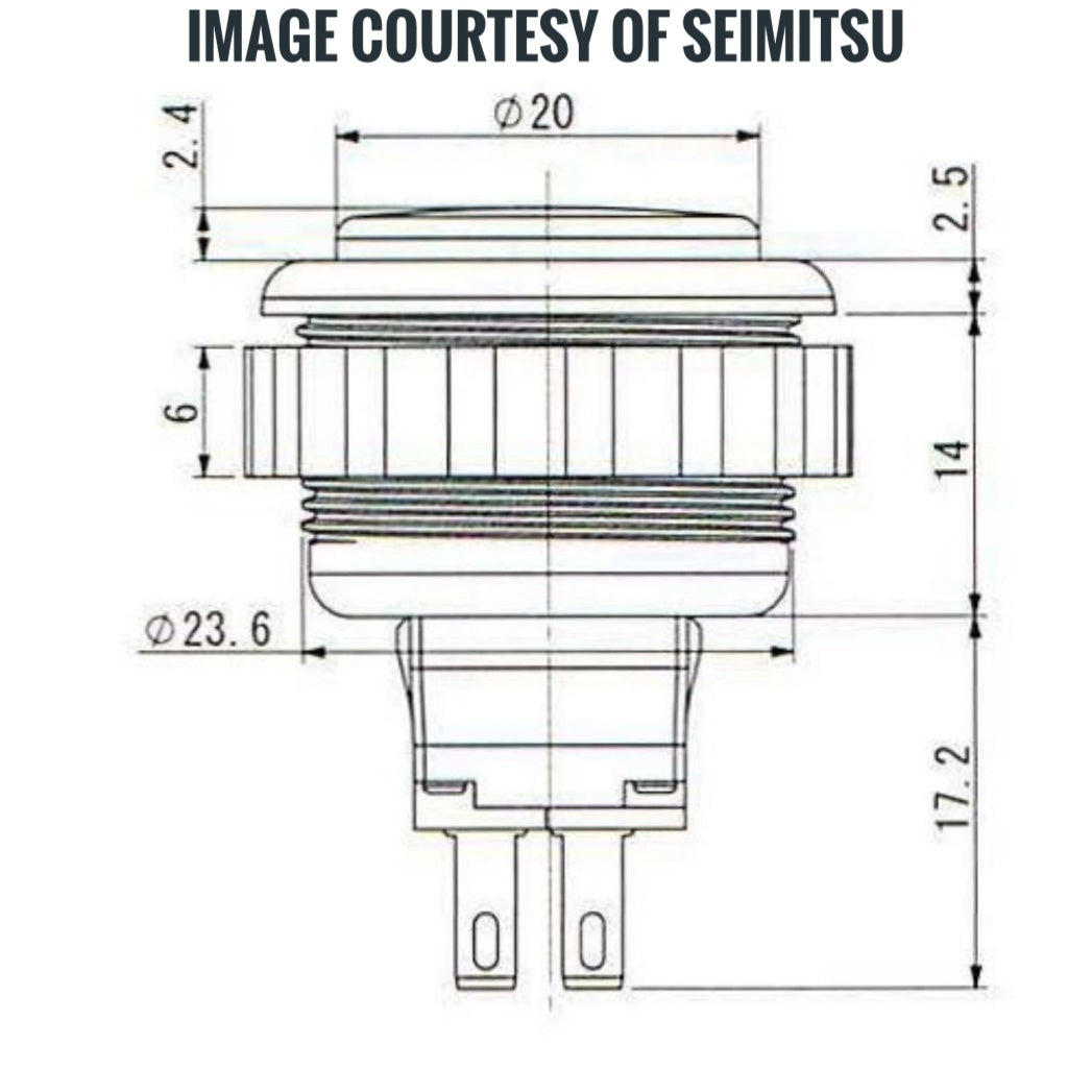 Seimitsu PS-14-DN-C Push Button