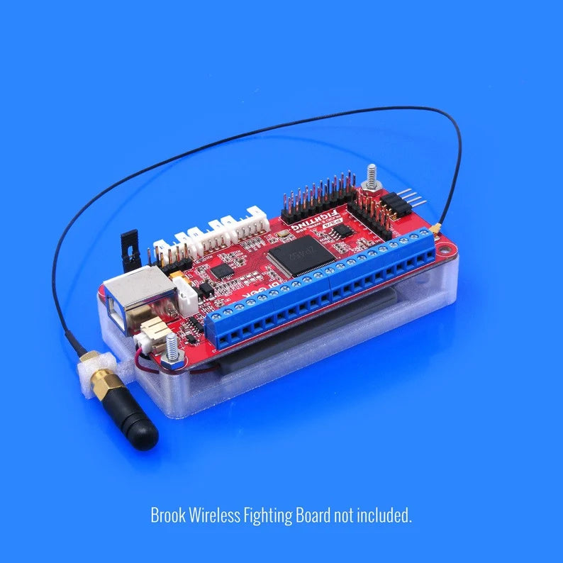 Buttercade Wireless Fight Board and battery mount